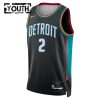Dres Detroit Pistons Cade Cunningham Nike 2025-26 City Edition Crno Swingman - Dječji